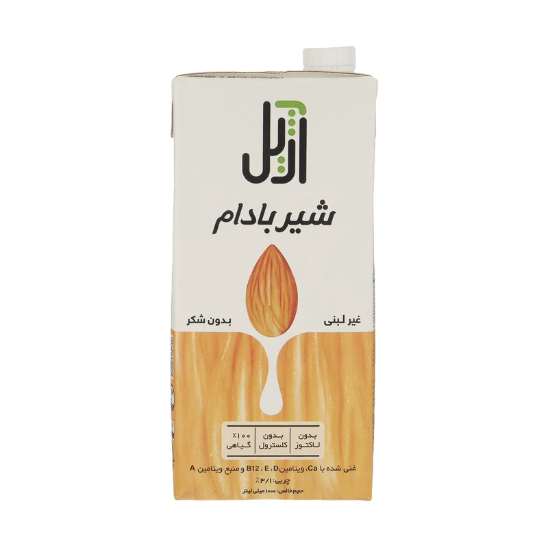 شیر بادام غیر لبنی بدون شکر کاله