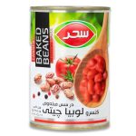 کنسرو لوبیا چیتی قوطی ایزی اپن420 گرمی سحر
