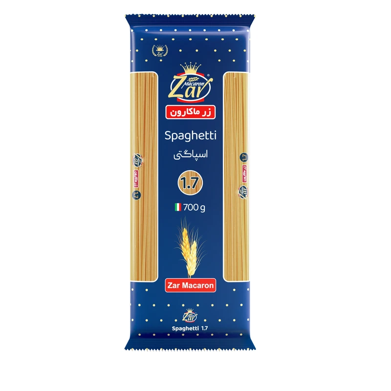 اسپاگتی قطر 1.7 زر ماکارون - 700 گرم