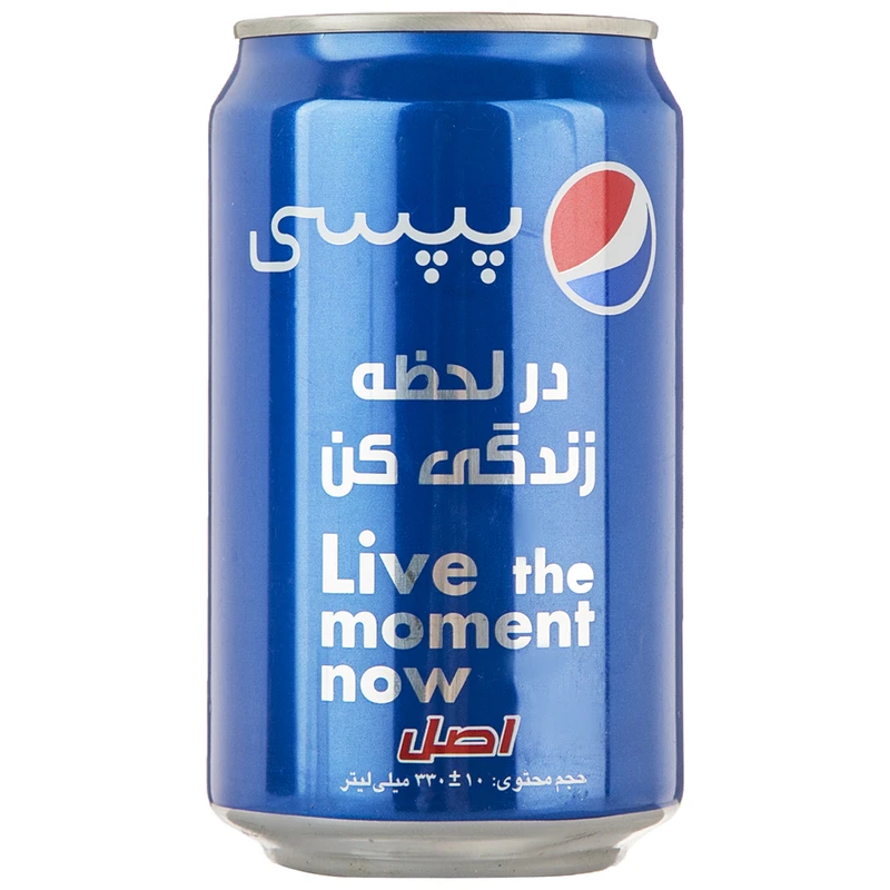 نوشابه پپسی قوطی